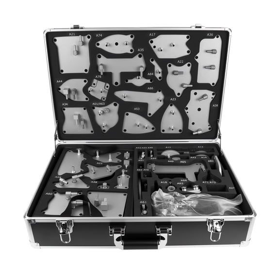 DUOYI 86 Pcs Transmission Fluid Service Adapter Kit, Custom Connectors for Specific Car Models, High-Pressure Resistant, Anti-Leak & Anti-Corrosion