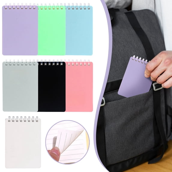 DUOYOU Small Spiral Notebook Pocket Notebook Mini Notepad With Lined Pages Hardcover Journal Memo Pad For Travel Office And Daily Notes Daily Use