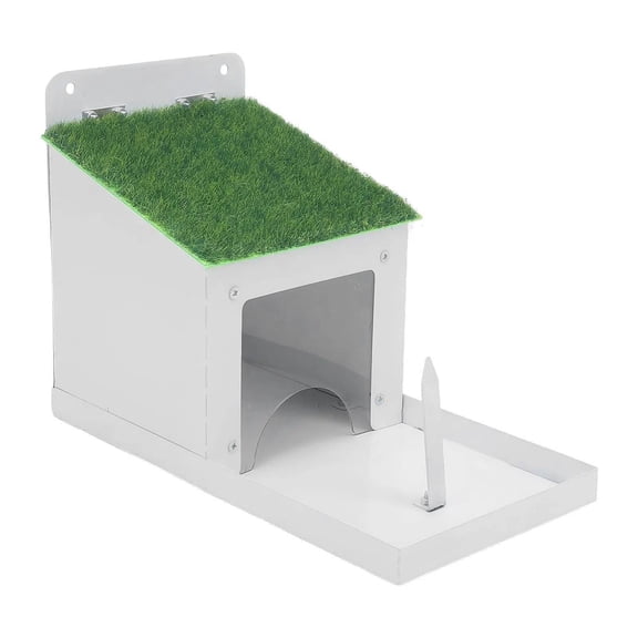 DUOYOU Squirrel Feeder With Lid Metal Rustproof Easy Filling Outside Feeder Box | for Garden Yard Grassland Porch