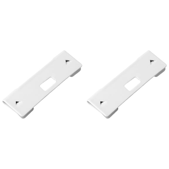 DUOYOU Vertical Blind Repair Tabs Metal Vane Clips Replacement Slats Blind Fixers for Damaged Vanes Sliding Door Window Blinds 2 Pack
