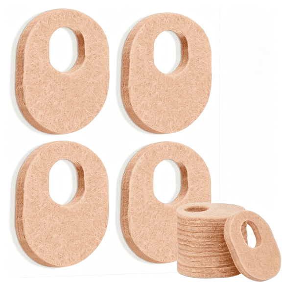 DUPAI 48 Pack Callus Pads Soft 1/4" Thick Oval Shape Corn Pads 1/8" Felt Callus Cushions Adhesive Corn Protectors for Men Women Feet Toes Pain Relief(Nude, 1/4 Inch)