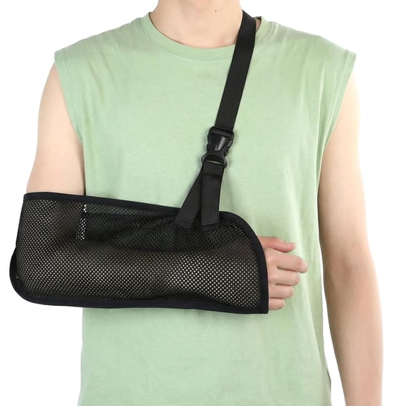 DUPAI Arm Sling for Shoulder Injury Breathable Brace Exercise Strap Immobilizer,Cuff Surgery Recovery Supplies,Adjustable Broken Cast Protector Shower for Adult,Elbow After Sling,Post Support