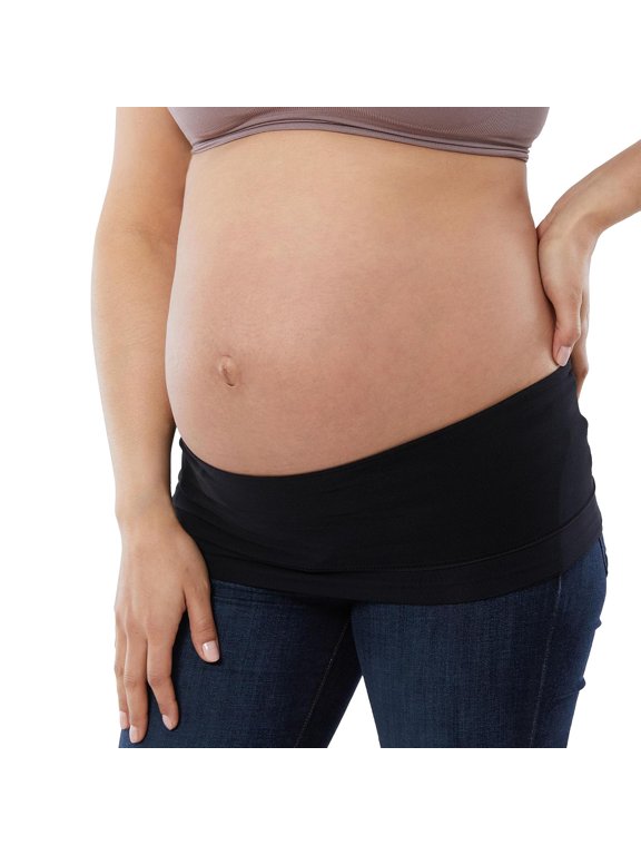 Pregnancy Pants Extender,Maternity Pants Extender for Maternity Belly Support,Pregnancy Support Belly Bands(Black,M/L)