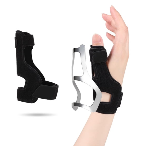 DUPAI Thumb Spica Splint Brace - Trigger Finger Splint Wrist Support for Cmc, De QuervainS Tendonitis, Pain Relief, Arthritis, Tendonitis, Thumb Stabilizer Adjustable Fit Right Or Left Hand