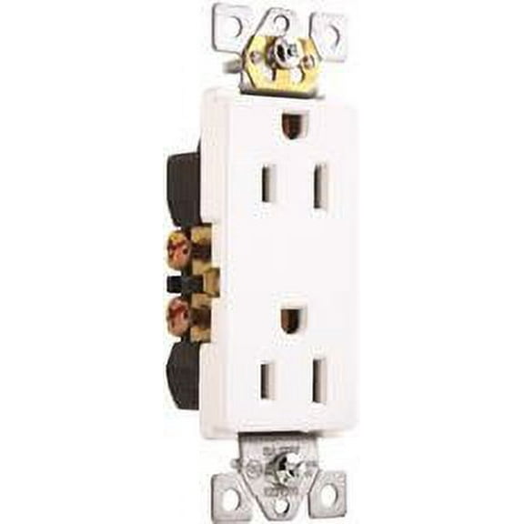 DUPLEX RECEPTACLE, RESIDENTIAL GRADE, NEMA 5-15R, 125 VOLT, 15 AMP, WHITE per 29 Each