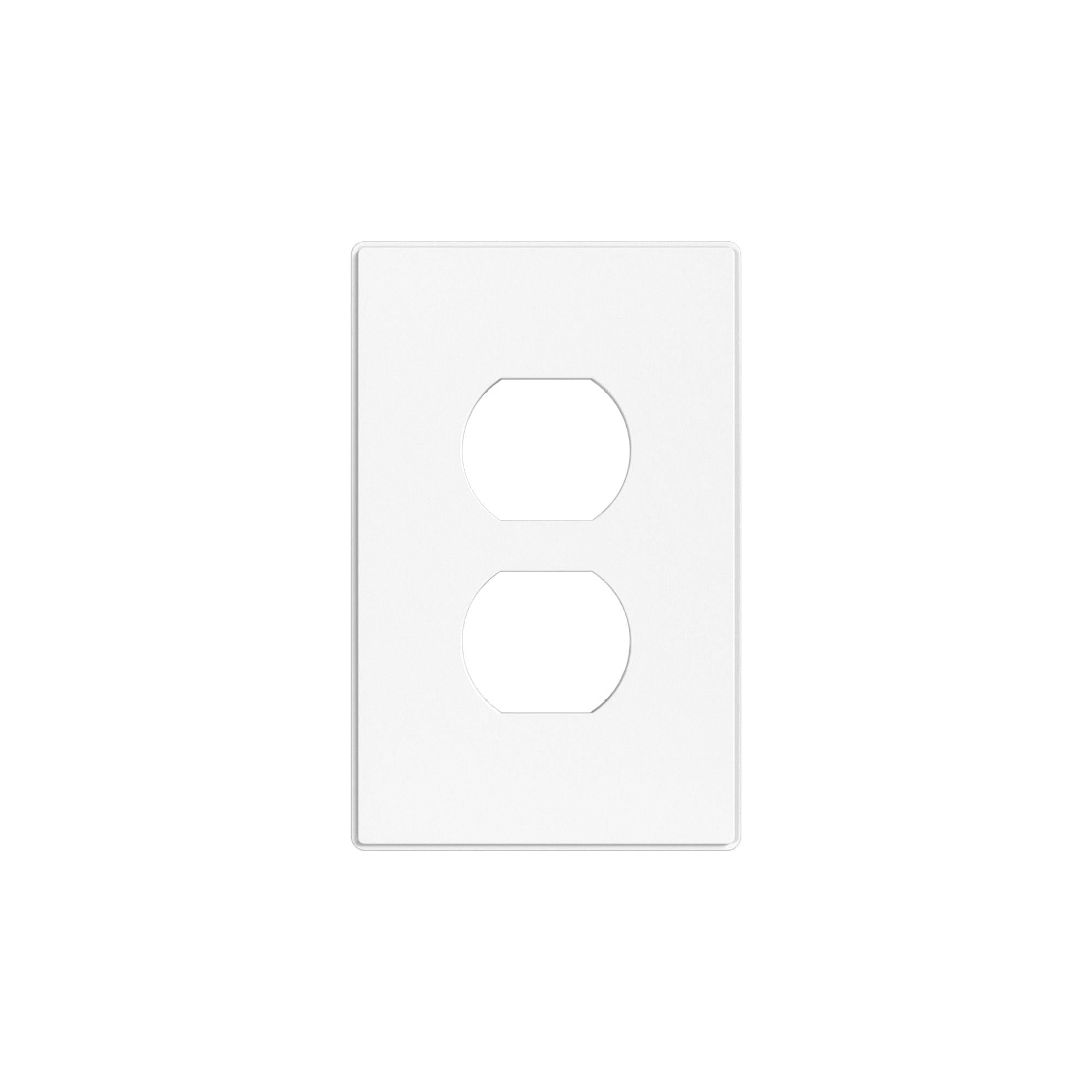 DUPLEX WALLPLATE SCREWLESS