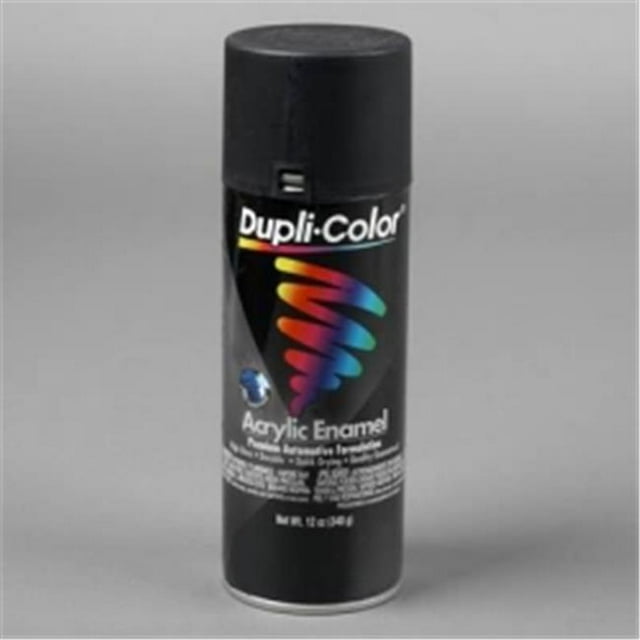 Krylon DA1603 Semi Gloss Black Enamel Paint 12oz Aerosol Spray by Dupli