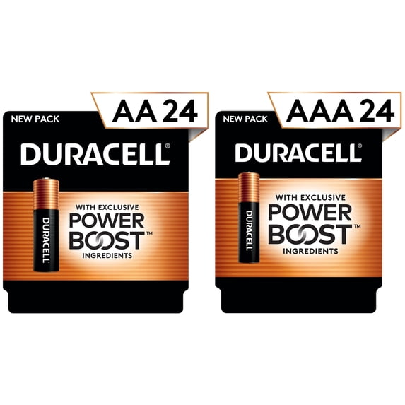 Duracell Coppertop AA + AAA Batteries 24ct Pack
