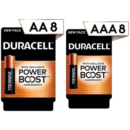 Duracell AA 8ct + AAA 8ct