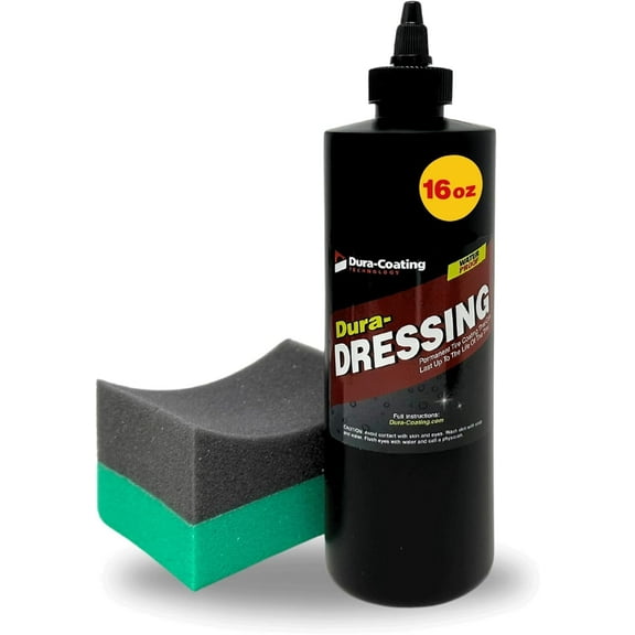 Dura-Coating Technology Tire Dressing Re-Load Kit, Car Tire Shine, High Gloss Protection & Renewal, XXL 16oz