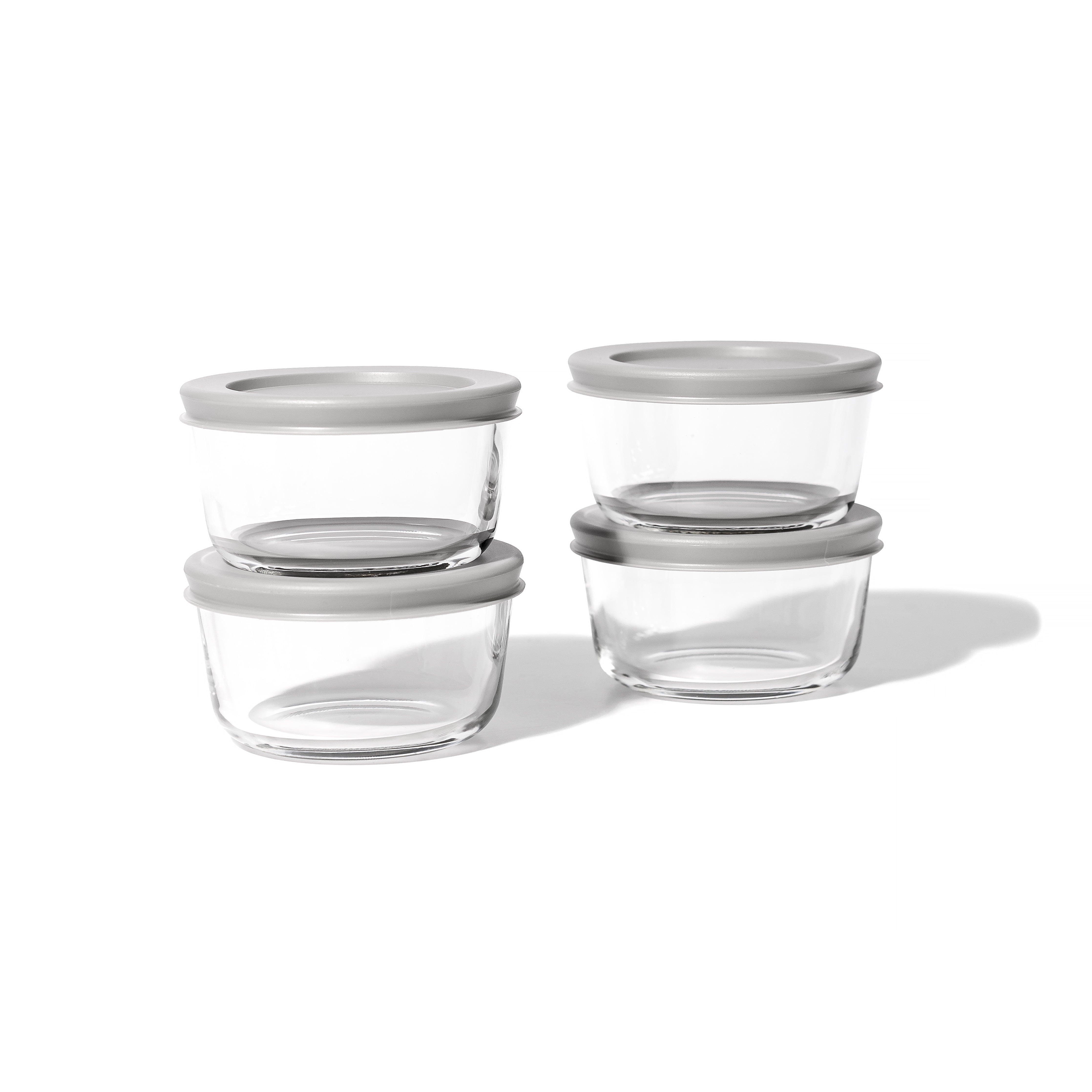 DURA LIVING Glass Food Storage Containers 8 Piece 1 Cup Set (4