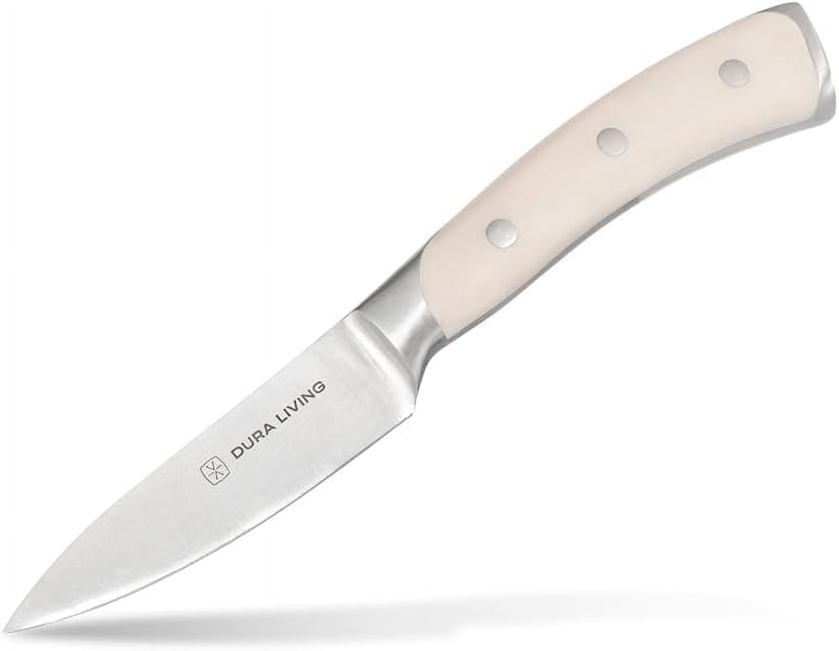 DURA LIVING Paring Knife, 3.5 Inch Professional Cook's Kitchen Knife, German High Carbon