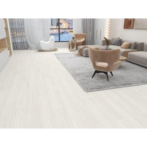 DURA-PRO 22 mil, Click-In SPC Flooring, 6.5mm Ivory Tower