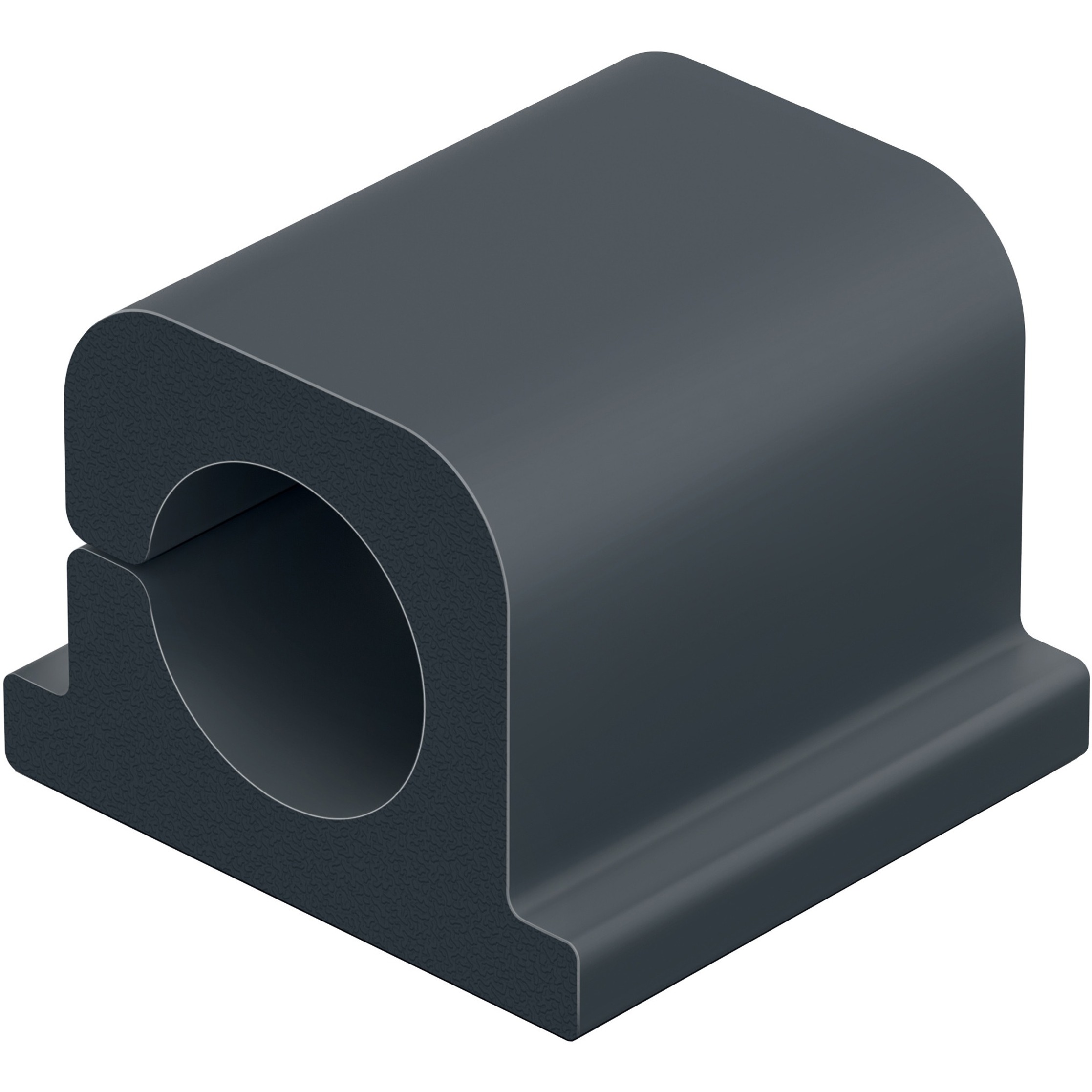 DURABLE 504237 CAVOLINE Clip PRO 1, Pack of 6 Graphite Self-Adhesive ...