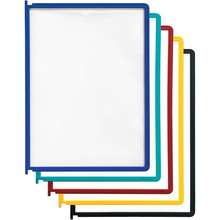 DURABLE INSTAVIEW Replacement Panels for Reference Display System - Replacement Panels - Assorted - 5 Pack - INSTAVIEW Design DURABLE INSTAVIEW Replacement Panels for Reference Display System - Replacement Panels - Assorted - 5 Pack - INSTAVIEW Design