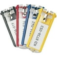 thumbnail image 1 of Durable Key Clips Organizational Label Hooks, 6 Pack, Assorted Colors, 1 of 3
