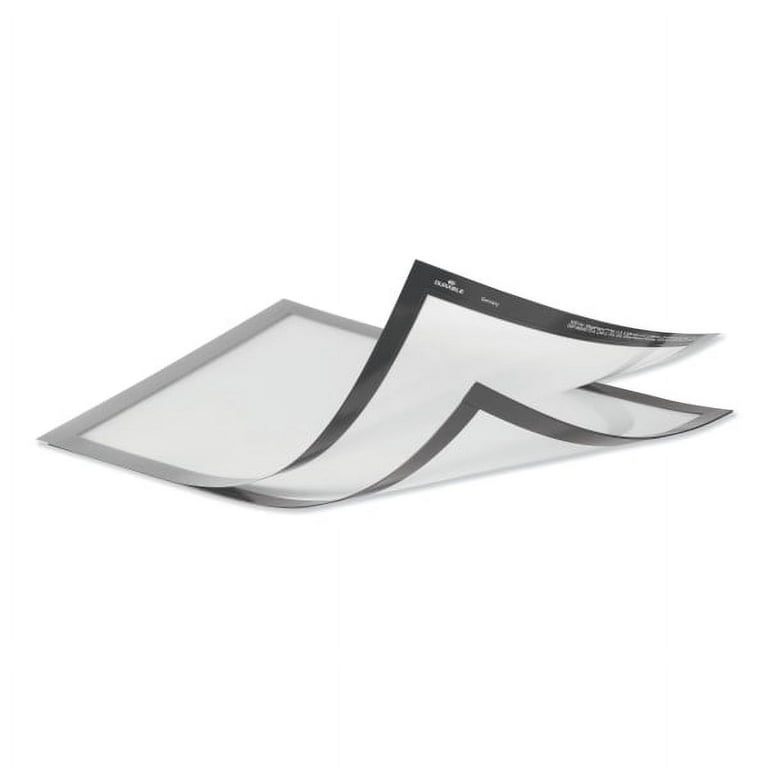 DURAFRAME SUN Sign Holder, 8.5 x 11, Silver Frame, 2/Pack DURAFRAME SUN Sign Holder, 8.5 x 11, Silver Frame, 2/Pack
