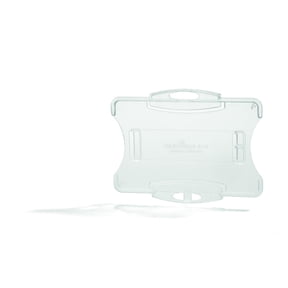 DURABLE Open Face Single ID-Card Holder, Vertical or Horizontal Orientation, 0.35" x 3.63" x 2.75 ", Clear (891819)