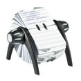 thumbnail image 1 of DURABLE Telindex Case, Black Flip Rotary Address Card File, 500 Double-Sided Cards, 25 Alphabetical Dividers, 1 of 10