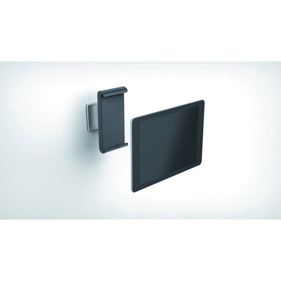 DURABLE Tablet Holder Wall Mount (360 Degree Rotation with Anti-Theft Device) Silver/Charcoal (893323)