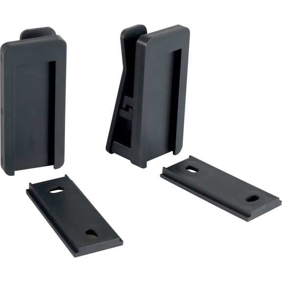 Durable VISIOCLIP Adhesive Universal Tablet iPad & Phone Holder Wall Mount, Charcoal Gray