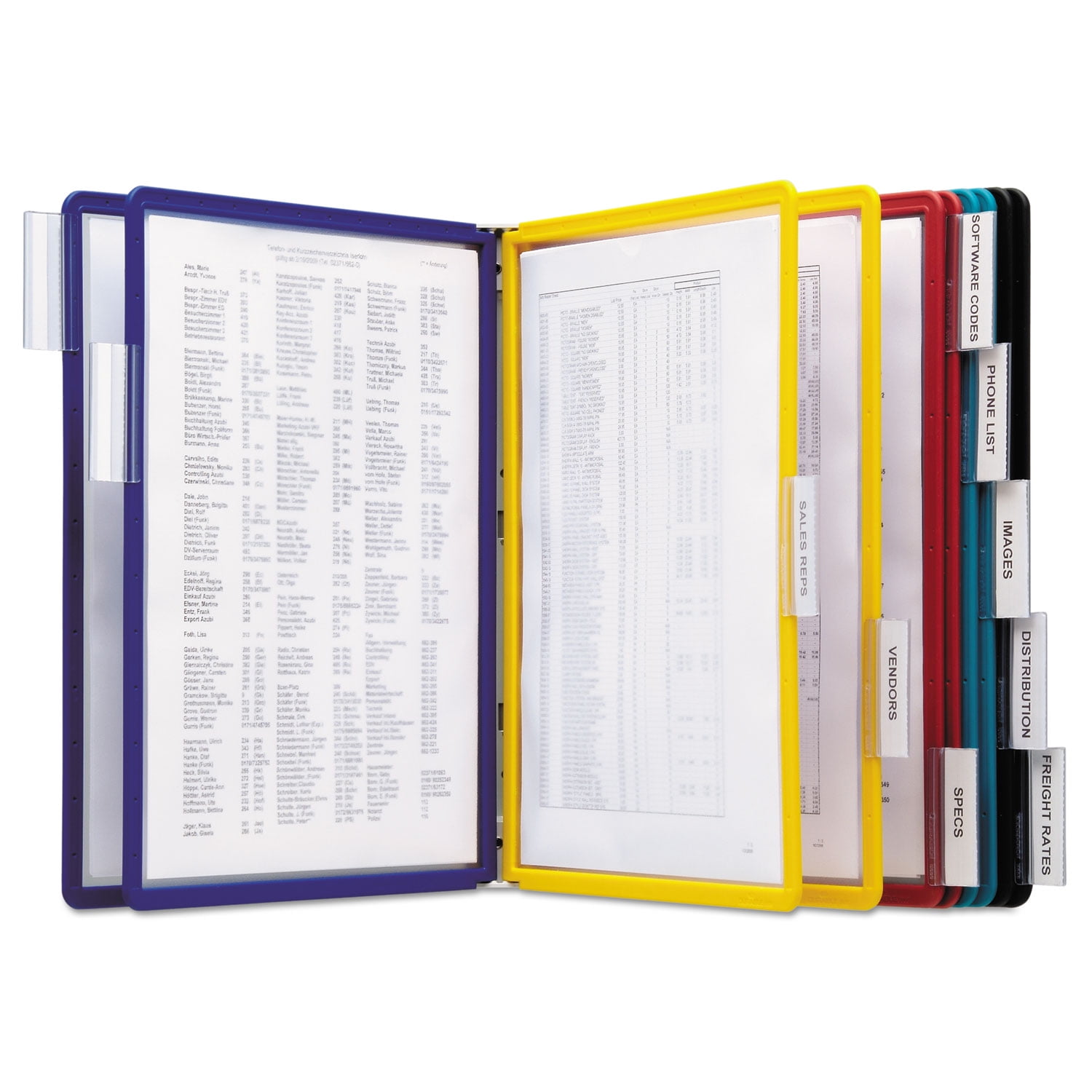 DURABLE Document Wall Mounted Reference System, VARIO, 10 Panels ...