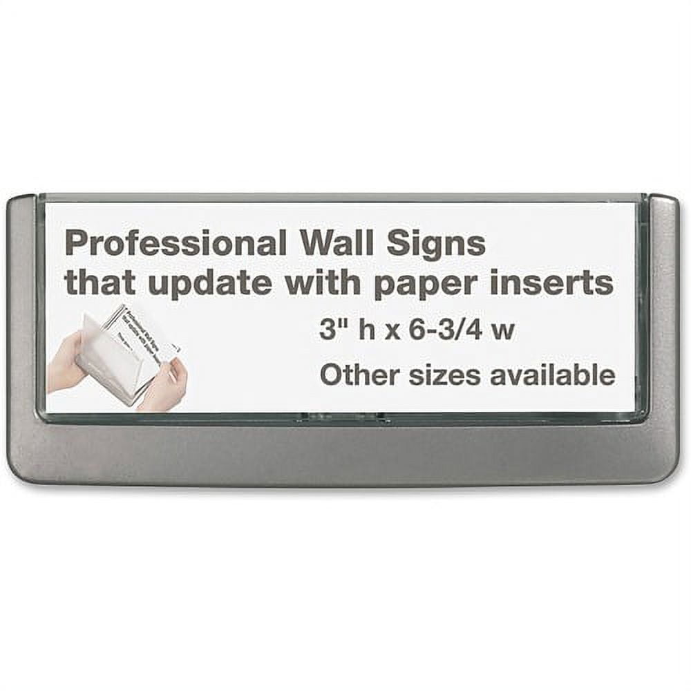 CLICK SIGN (5-7/8 w x 2-1/8 h) with Cubicle Panel Pin