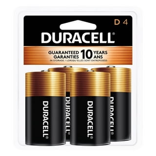 Duracell LR20 D-Size 1.5V Alkaline Battery, 2 Packet / 4 Pieces