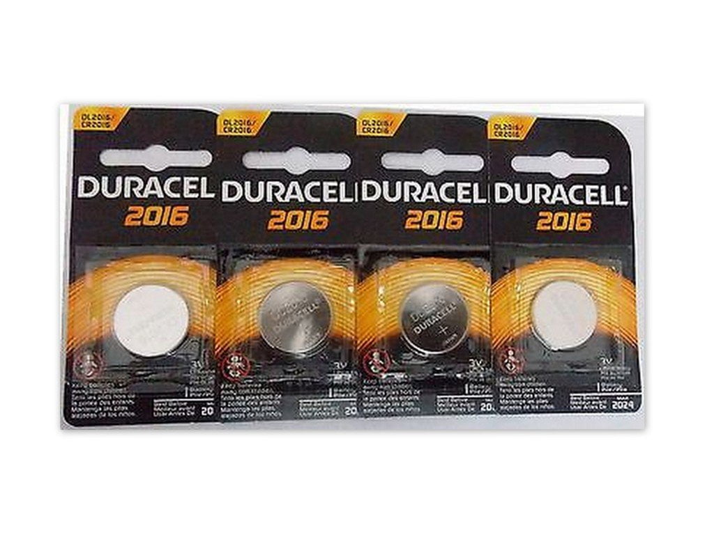 Duracell CR2016 3V Lithium Battery, 2 Count Pack, Bitter Coating