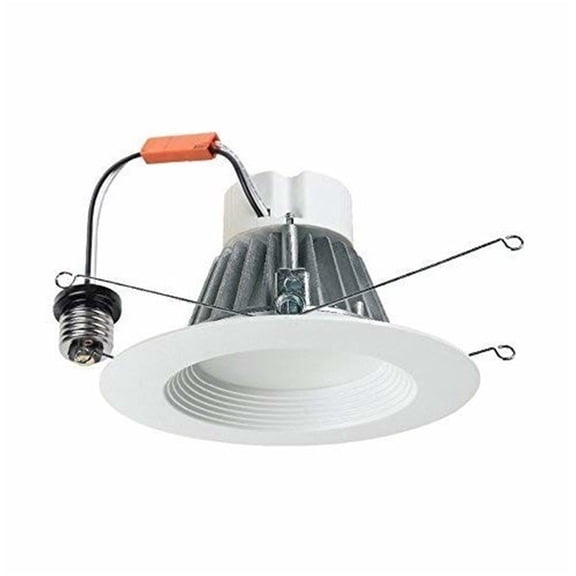 Duracell 5/6" Recessed 13W Soft White LED Trim Kit with E26 Base - IC and Wet Rated for Indoor and Outdoor Use, 700 Lumens