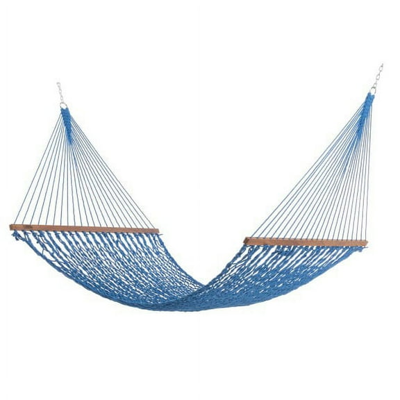 DURACORD Large Rope Hammock - Coastal Blue