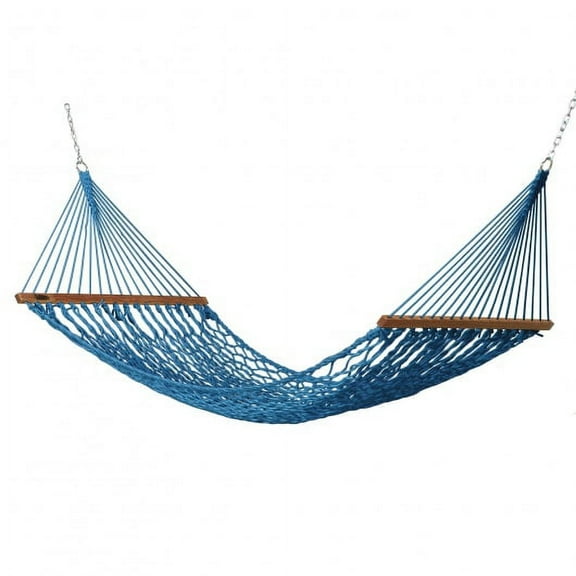 DURACORD Small Rope Hammock - Coastal Blue