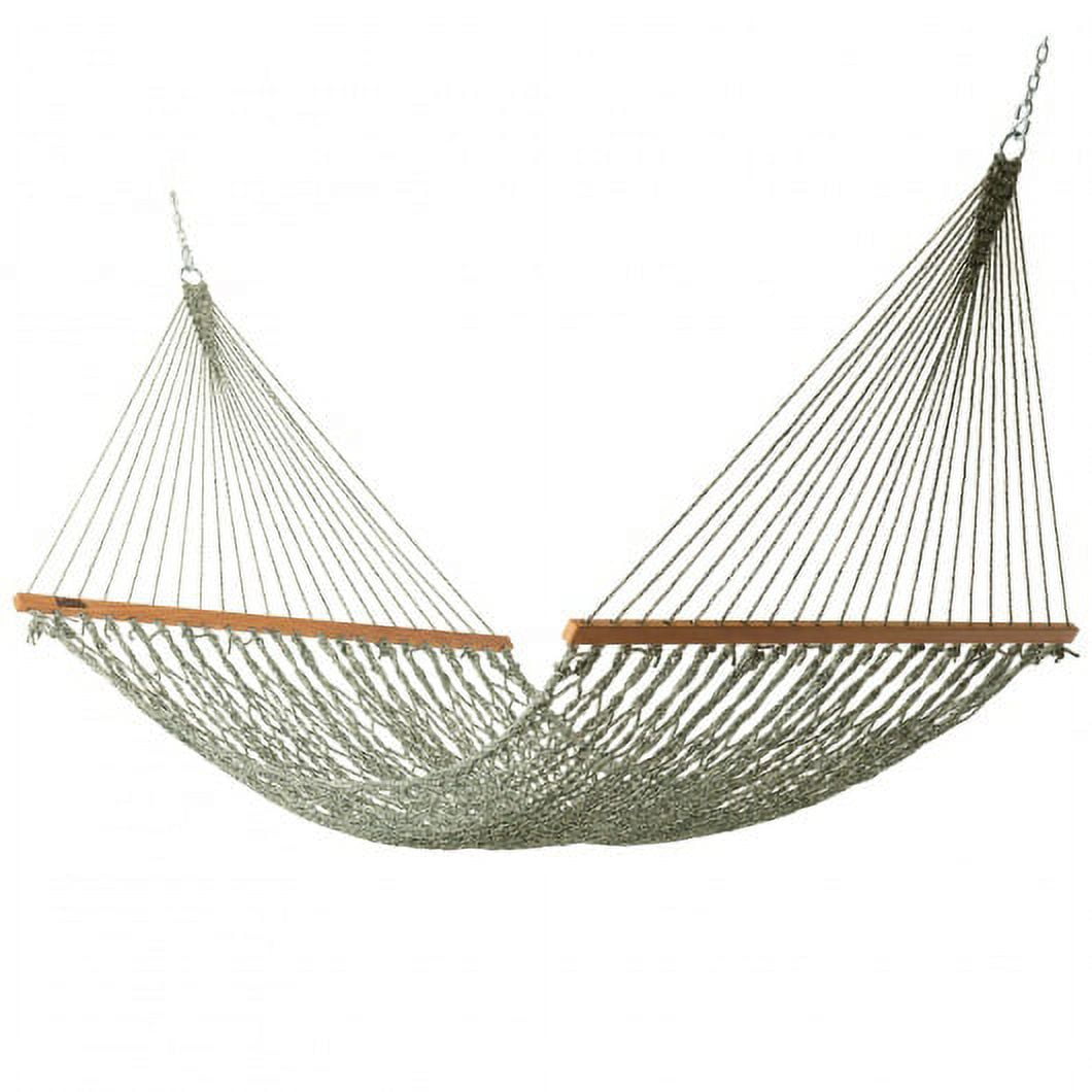 DURACORD® Small Rope Hammock - Green Oatmeal Heirloom Tweed