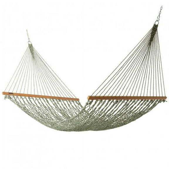 DURACORD Small Rope Hammock - Green Oatmeal Heirloom Tweed