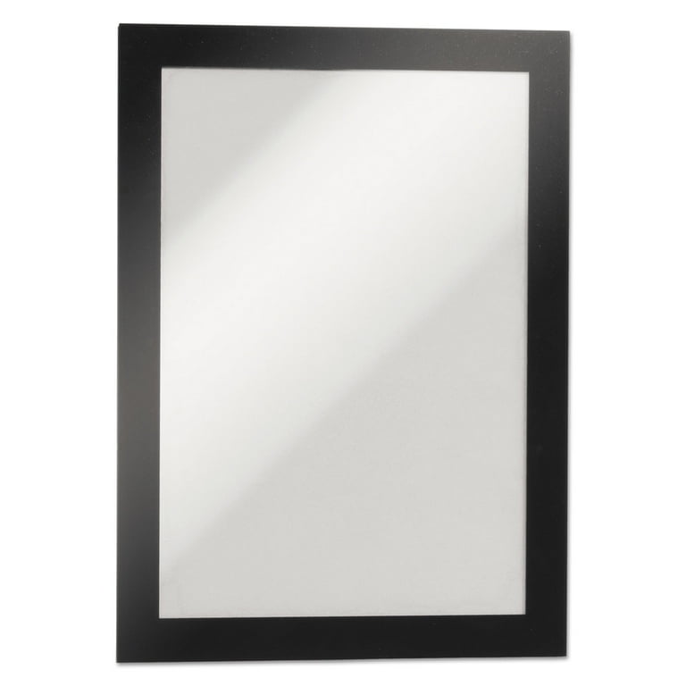 DURAFRAME Sign Holder, 5.5 x 8.5, Black Frame, 2/Pack DURAFRAME Sign Holder, 5.5 x 8.5, Black Frame, 2/Pack