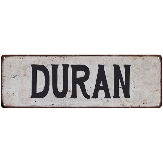 DURAN Vintage Look Gift Rustic Chic Metal Sign 6x18 206180036239