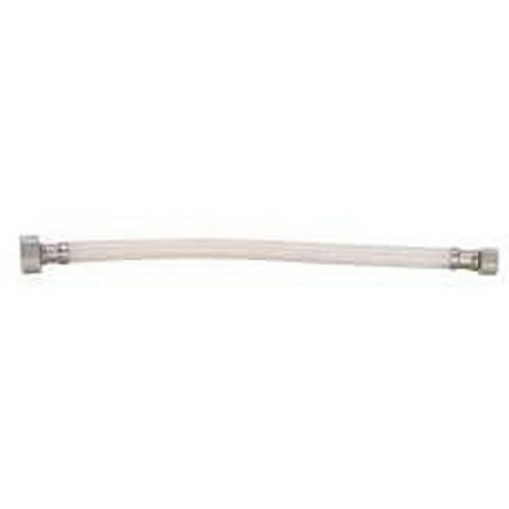 DURAPRO GIDDS-157726 Bathroom Faucet Water Connector Supply Line, 1/2" Compression x 1/2" Fip x 20" Long, Nylon, Lead Free