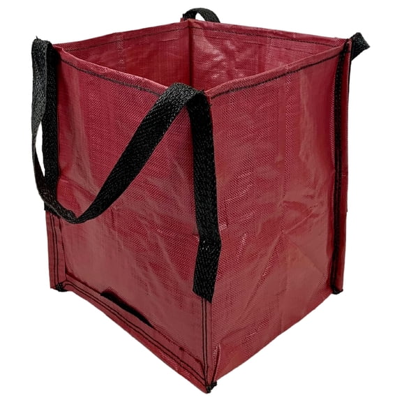 DURASACK® Home and Yard Tote, Heavy Duty, 16"L x 16"W x 20"H, Red