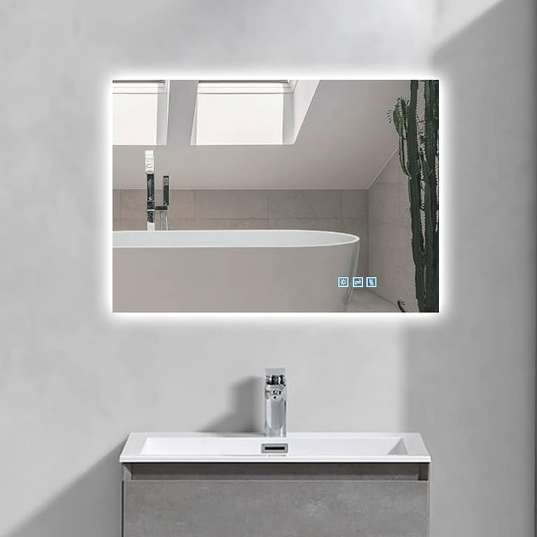 DURASPCAE Bathroom Mirrors LED Backlit 28