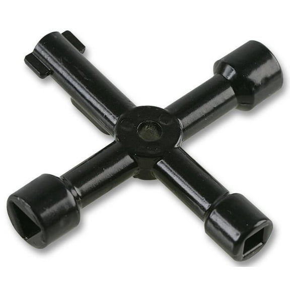 DURATOOL - 4-Way Universal Service Meter Cupboard Utility Key
