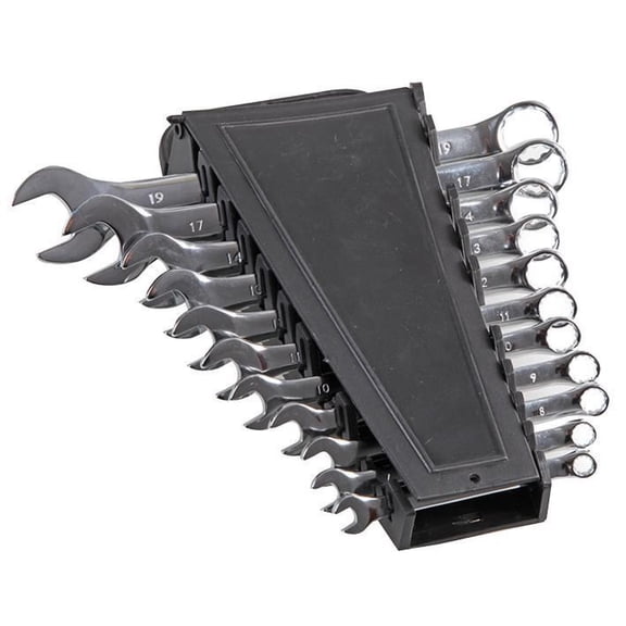 DURATOOL - Combination Spanner Set, 11 Piece