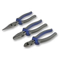 thumbnail image 1 of DURATOOL Pliers Set 3 Piece Diagonal Pliers Combination Pliers & Long Nose Plier, 1 of 1