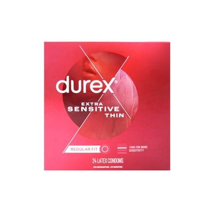 DUREX EXTRA SENSITIVE 24 ULTRA THIN CONDOMS with EXTRA LUBE