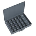 thumbnail image 1 of Durham 227-95-IND Steel 17 Compartment Small Scoop Box, Gray, 1 of 1