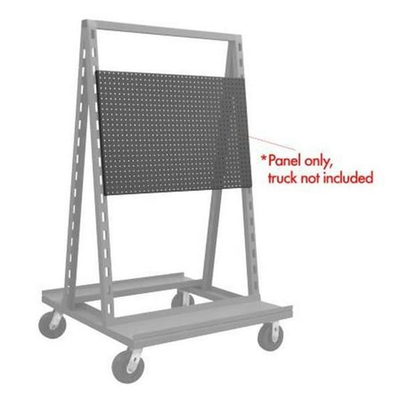 Durham PB-2436-ATT-95 24 x 36 in. Pegboard Panel for Adjust-A-Tray Trucks - Gray