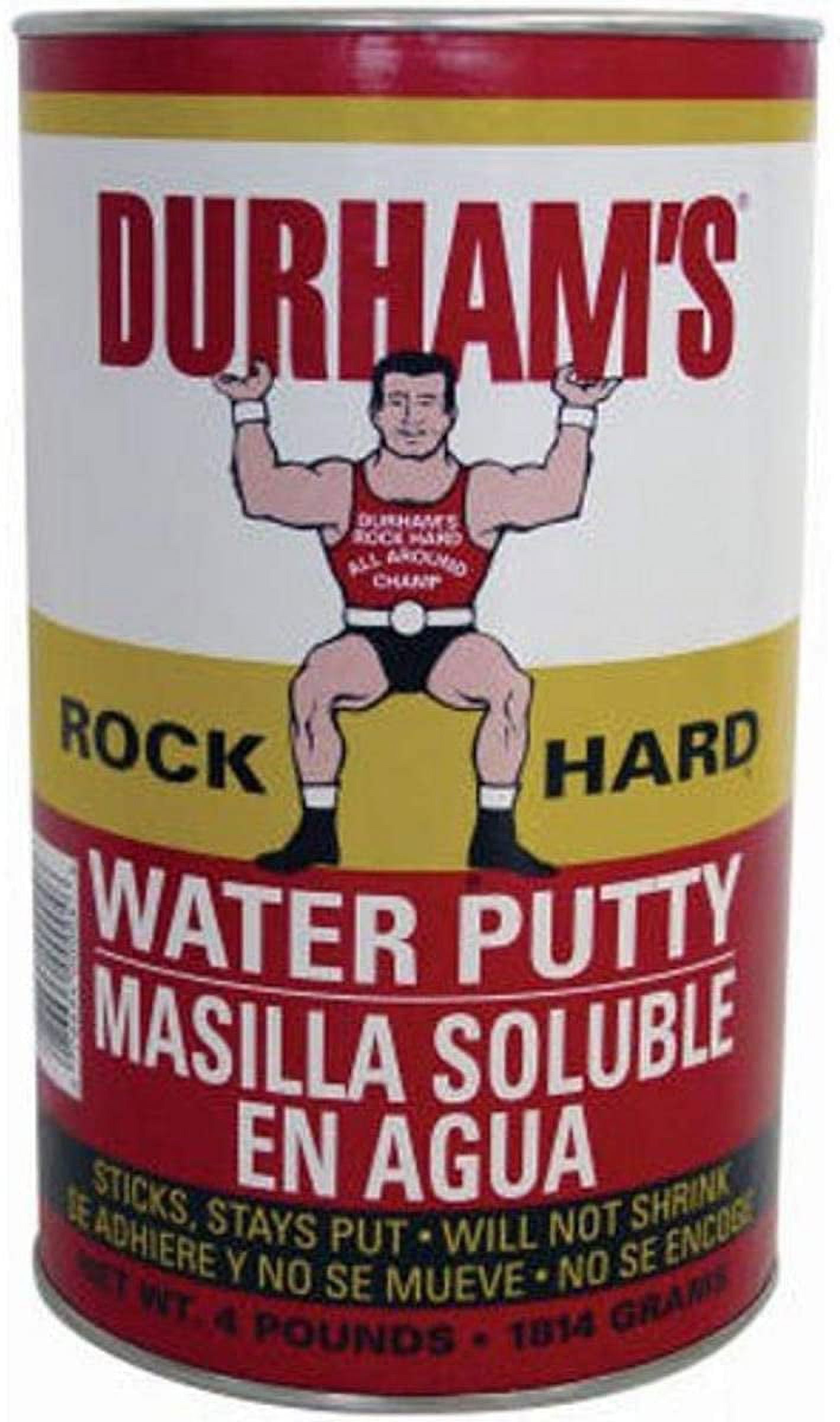 DURHAM'S Rock Hard Water Putty 4lb Container