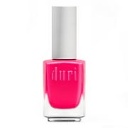 Duri Nail Lacquer, 155N Voodoo, Neon Matte Vegan Enamel Polish, Hot Pink, Air Drying, 0.45 fl. oz.