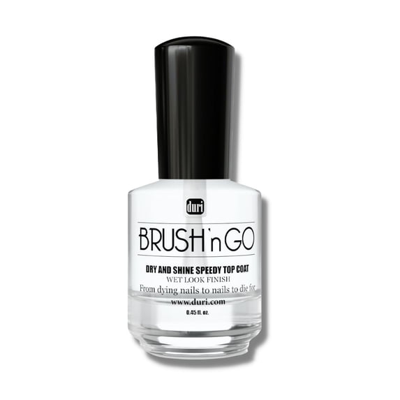 Duri Professional Speedy Topcoat Brush 'N Go Quick Dry and Shine