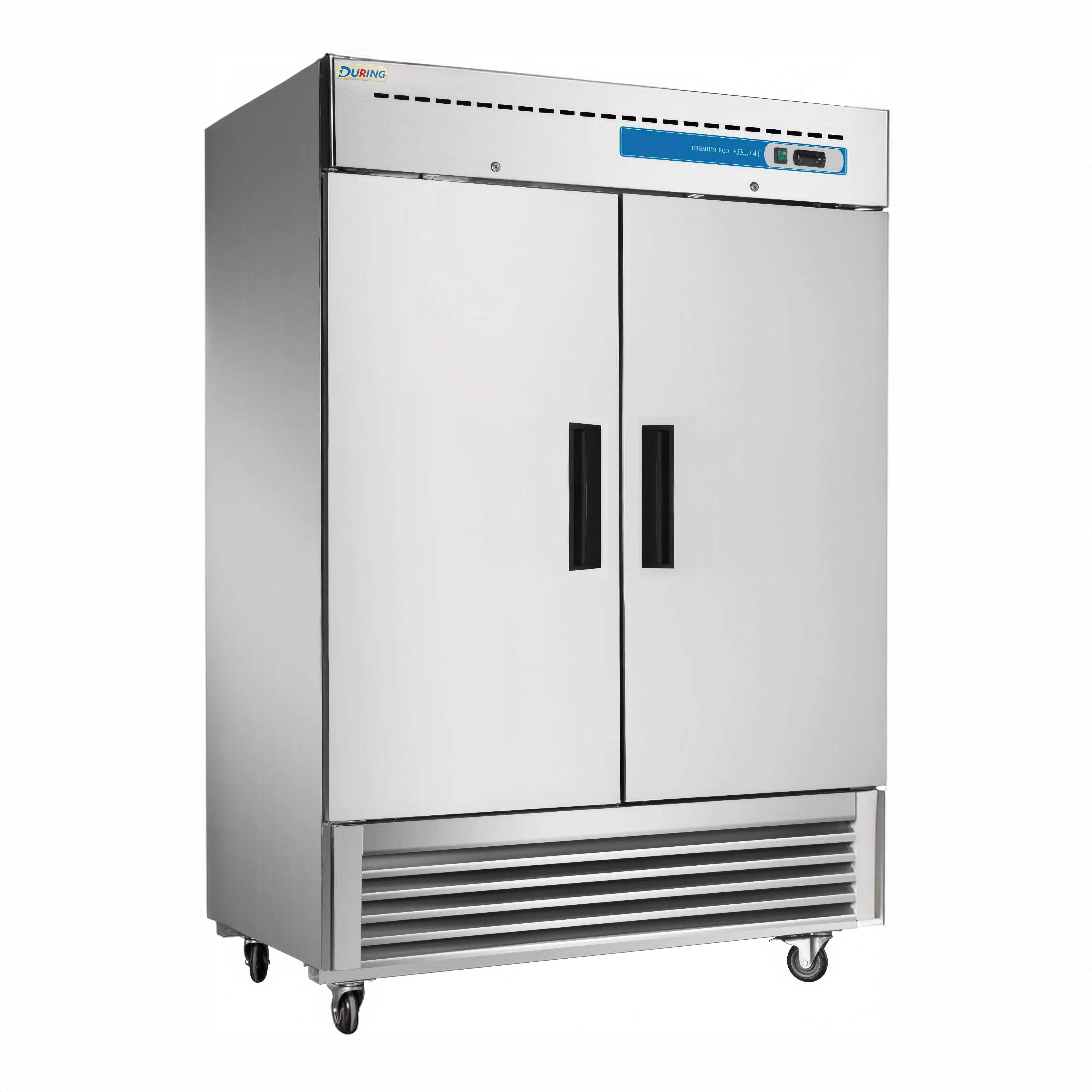 DURING D-KR-54B 54" Commercial Refrigerator, 49 Cu.ft 2-Door Upright Cooler