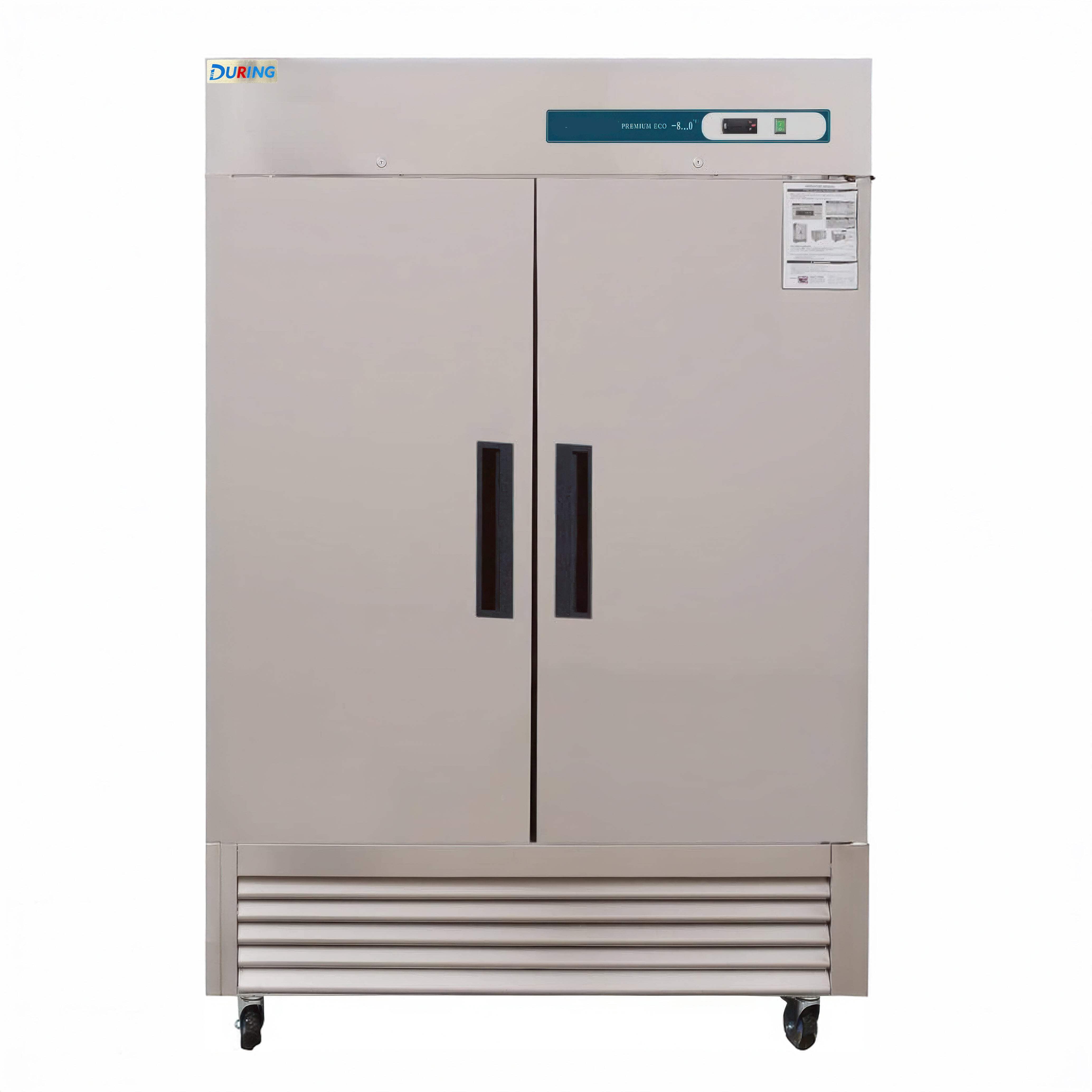 DURING D-KF-54B 54"W 2-Door Solid Commercial Reach-in Freezer, 49 Cu.ft for Restaurant, Bar, Shop